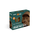 Singe « Ne rien entendre du mal » - Maquette 3D en carton 