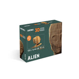 Alien - 3D Modell aus Karton