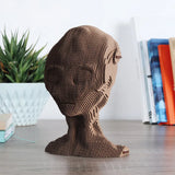 Alien - 3D Modell aus Karton