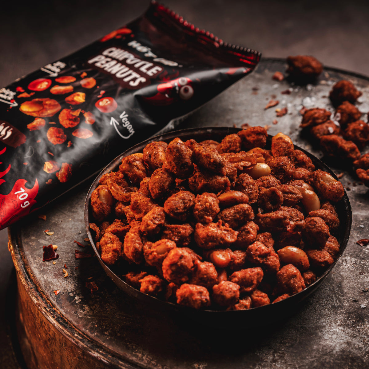 Cacahuètes au chipotle (70 g) - collation