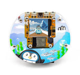 CircuitMess Codee virtuelles Haustier im Pinguin-Design mit Farbdisplay von vorne