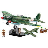 Kampfflugzeug Heinkel HE 111 H-22 mit V1 Rakete - Klemmbausteine