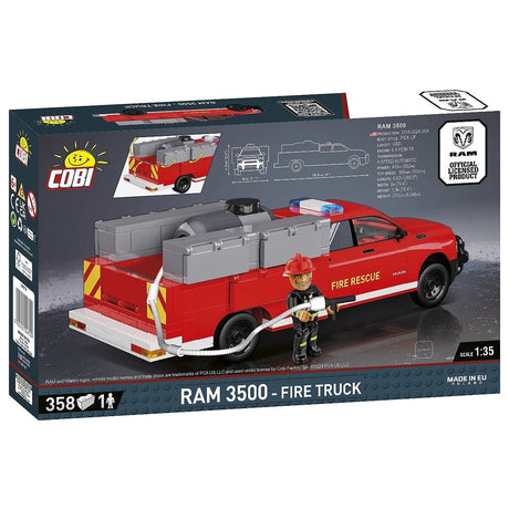 RAM 3500 Feuerwehrtruck - Klemmbausteine