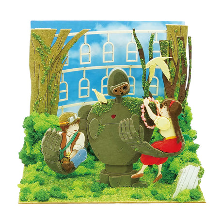 Sankei Das Schloss im Himmel - Der Wald des Roboters - Paper Art Box SNK-MP07-135