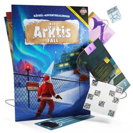 Crime Cases Calendrier de l'Avent à énigmes « L'Arctic Case » CCAKAF