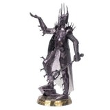 Herr der Ringe Sauron 3D Metallpuzzle Seitenansicht mit erhobener Hand, Kettenhemd und detailliertem Umhang