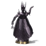 Herr der Ringe Sauron 3D Metallpuzzle Rückansicht mit fließendem Umhang und gehörnter Krone