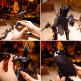 Der Herr der Ringe Sauron 3D Metall Modell Zusammenbau mit Detailaufnahmen von Kettenhemd, Rüstung und Krone