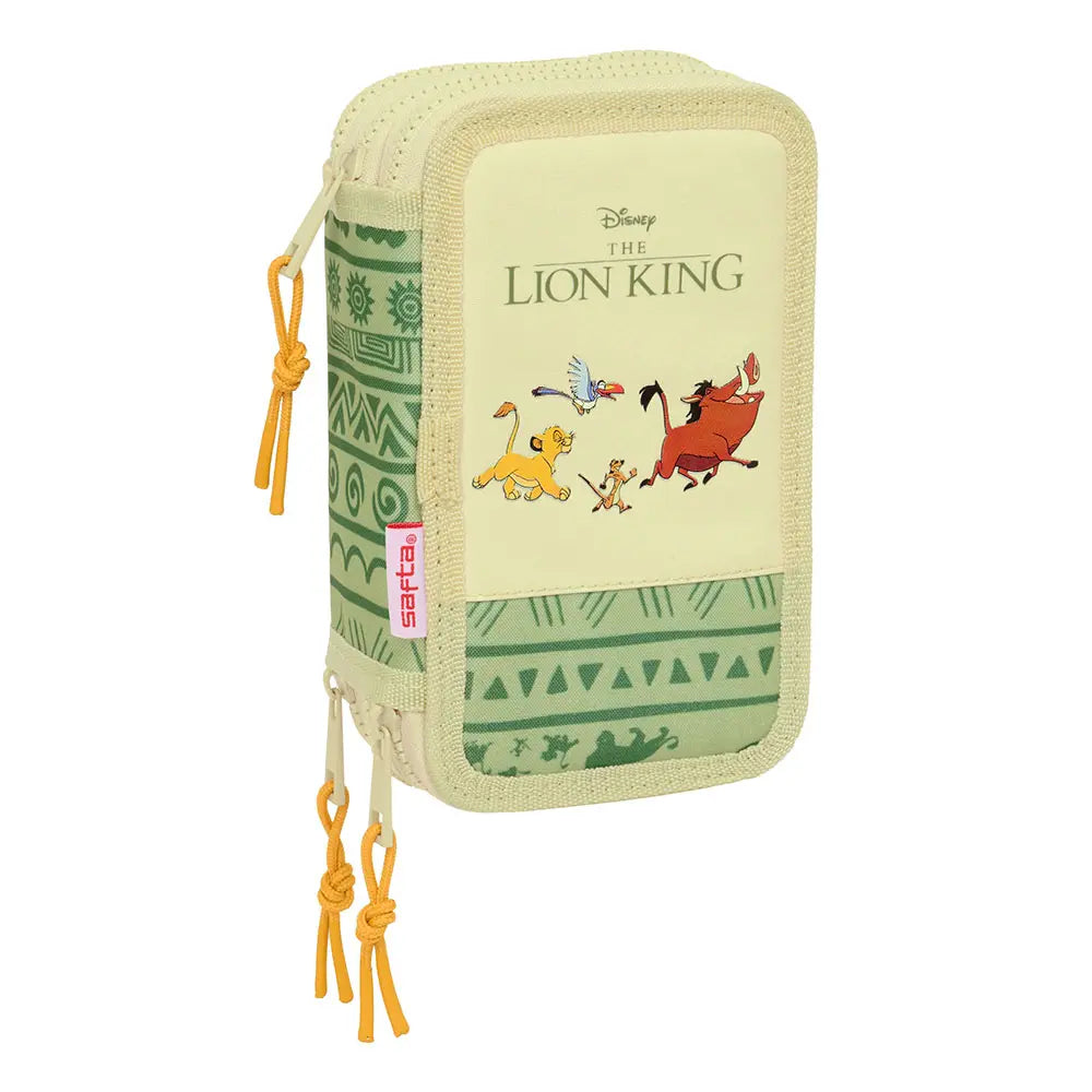 Le Roi Lion « Mufasa » - Trousse comprenant stylos, taille-crayon, règle et gomme (37 pièces)