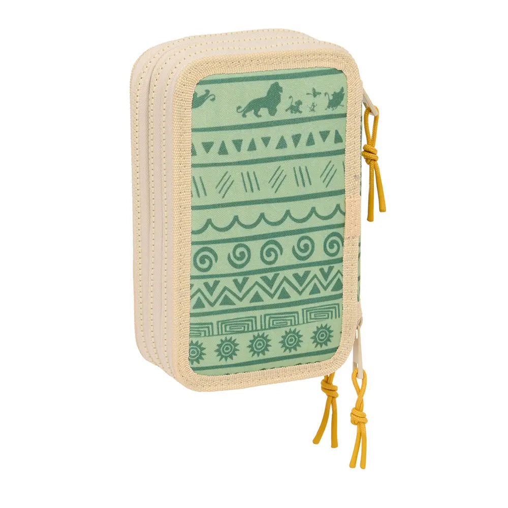 Le Roi Lion « Mufasa » - Trousse comprenant stylos, taille-crayon, règle et gomme (37 pièces)