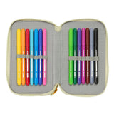 Le Roi Lion « Mufasa » - Trousse comprenant stylos, taille-crayon, règle et gomme (37 pièces)