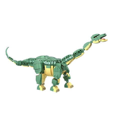 Dinosaurier Brontosaurus - Klemmbausteine