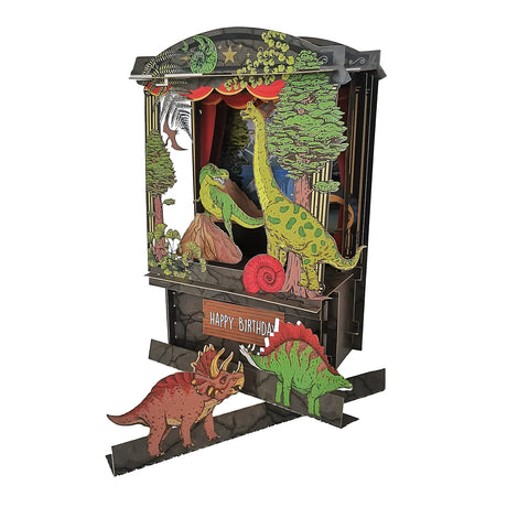 Alljoy Design Dinosaurier-Theater - 3D Pop-Up Geburtstagskarte AD-PT006