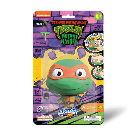 HeroPop Tortues Ninja - Michelangelo (10 cm) - Figurine malléable
