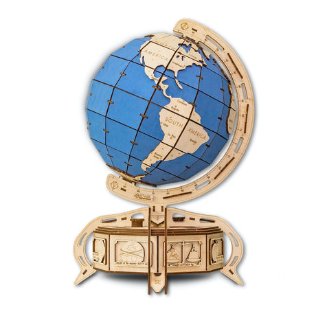 ECO WOOD ART Globe - Kit de construction en bois 3D EWA-00039