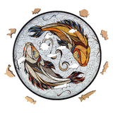 Koi (150 pièces) - Puzzle en bois