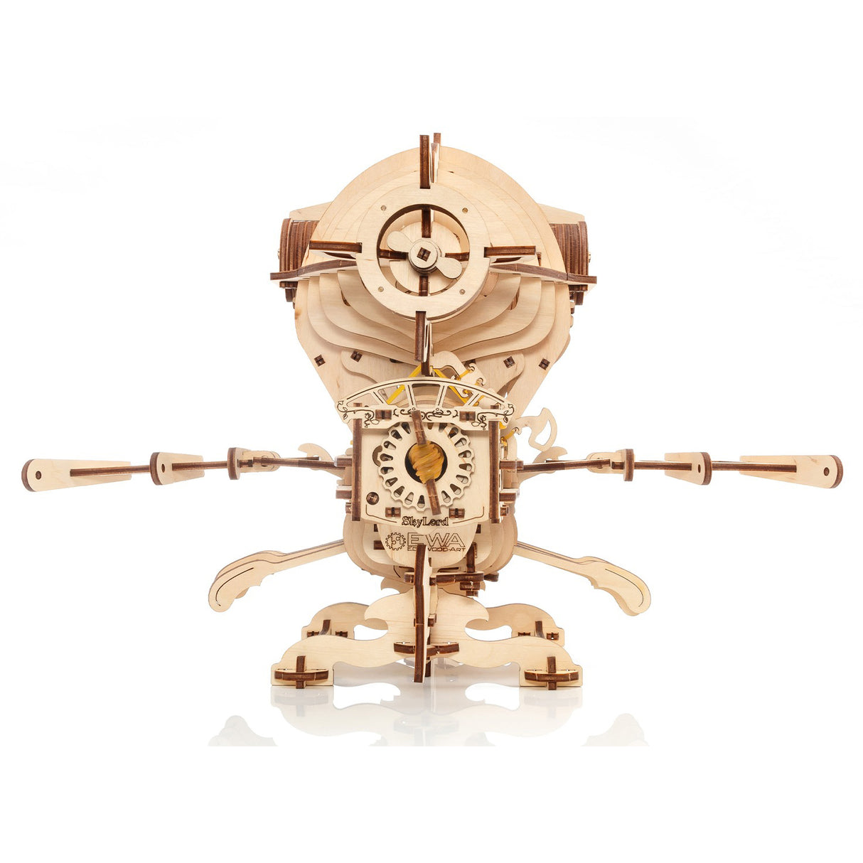 Maquette en bois 3D du dirigeable « Skylord »