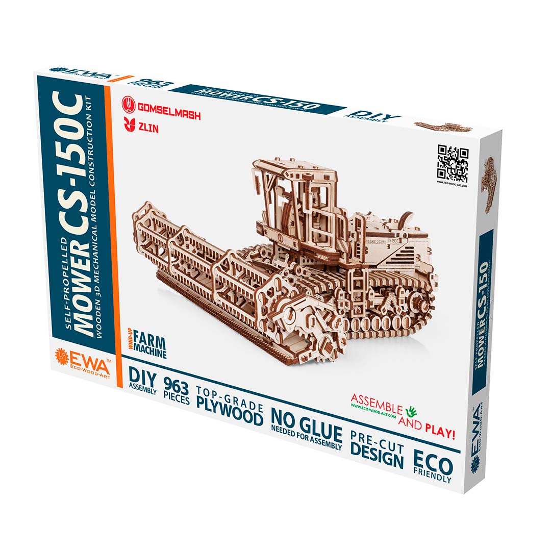 Moissonneuse-batteuse CS-150C - Kit en bois 3D