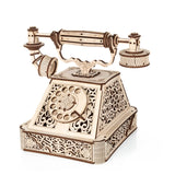 Téléphone rétro - Kit en bois 3D