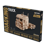 Camion semi-remorque Road King - Maquette en bois 3D