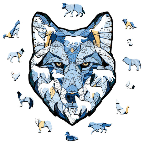 ECO WOOD ART Wolf ( 260 Teile) - Holzpuzzle EWA-00362