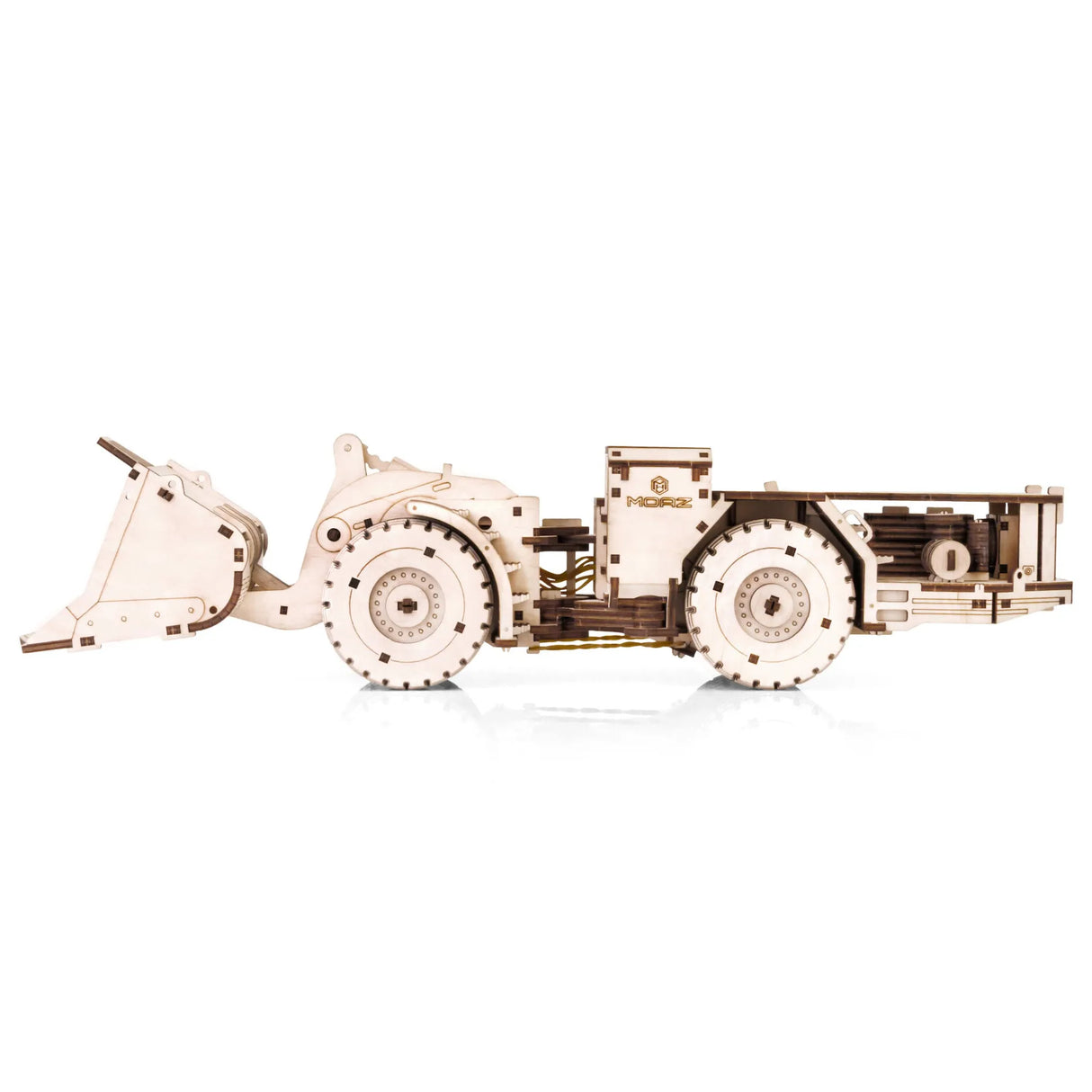 Chargeuse sur pneus MOAZ-4075 - Kit de construction en bois 3D
