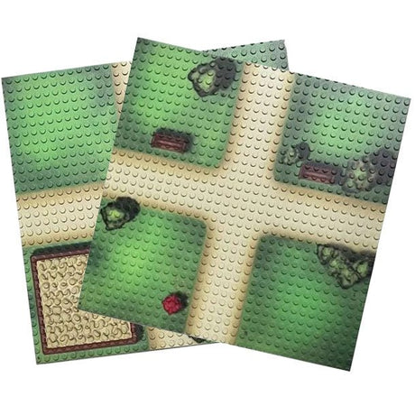 Open Bricks Farm Kreuzungen 32x32 (2 Stück) - Bauplatte OB-P32FC2