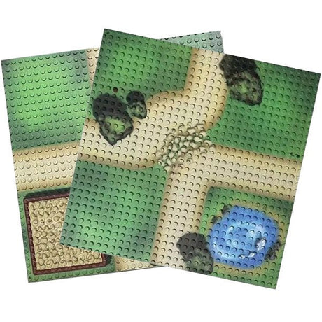 Open Bricks Farm Wege 32x32 (2 Stück) - Bauplatte OB-P32FL2