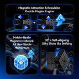 GAN 16 UI MagLev Max Double MagLev Engine mit magnetischer Anziehung und Abstossung sowie 30 Grad Self-Aligning System