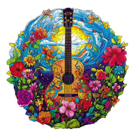 Escape Welt Guitare (200 pièces) - Puzzle en bois EWJPGT200