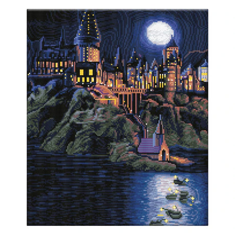 CRAFTHUB Harry Potter - Bootsfahrt über den Schwarzen See - Diamond Painting CH-HPBF-DP