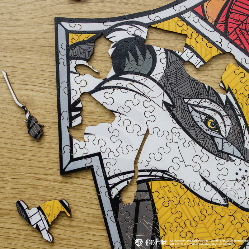 Harry Potter - Blason de Poudlard (266 pièces) - Puzzle en bois