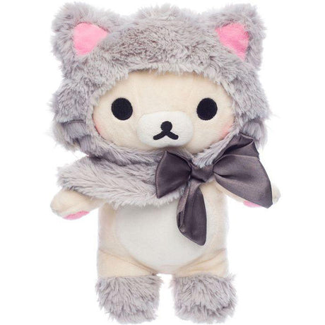 AQI Korilakkuma - Grey Cat (20 cm) - Plüschtier AQI-US10020
