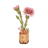 Œillet - Kit de fleur en bois