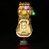 Ensemble d'éclairage LED pour LEGO Avengers : Gant de l'Infini (76191) avec télécommande