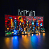 Ensemble d'éclairage LED pour LEGO Batman : Gotham City (76271) avec télécommande
