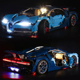Kit d'éclairage LED pour LEGO Bugatti Chiron (42083) avec télécommande