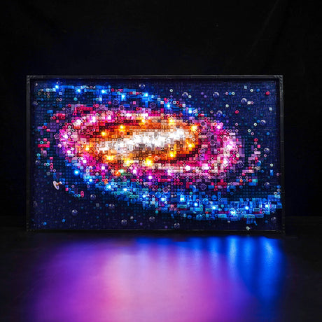 BrickBling LED Licht Set für LEGO Die Milchstrassen-Galaxie (31212) inkl. Fernbedienung P66702