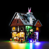 Ensemble d'éclairage LED pour LEGO Disney Hocus Pocus : La Maison des Sorcières des Sœurs Sanderson (21341) avec télécommande