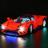 Kit d'éclairage LED pour LEGO Ferrari Daytona SP3 (42143) avec télécommande