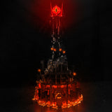 Ensemble d'éclairage LED pour LEGO Le Seigneur des Anneaux : Barad-dûr (10333) avec télécommande