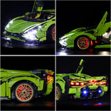 LED Licht Set für LEGO Lamborghini Sián FKP 37 (42115) inkl. Fernbedienung