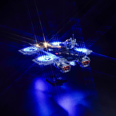 Ensemble de lumières LED pour LEGO Marvel : Héliporteur Avengers (76295)