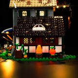 Ensemble d'éclairage LED pour la place de la ville médiévale LEGO (10332) avec télécommande