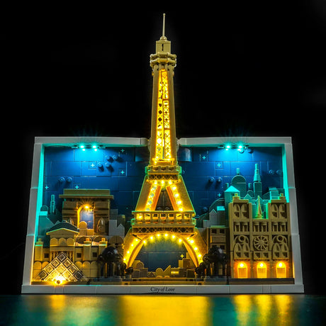 BrickBling LED Licht Set für LEGO Paris – Stadt der Liebe (21064) P106601