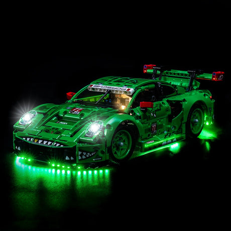 BrickBling LED Licht Set für LEGO Porsche 911 GT3 R REXY AO (42224) inkl. Fernbedienung P105802
