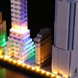 Ensemble de lumières LED pour la série LEGO Skyline New York City (21028)