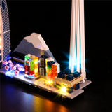 Ensemble d'éclairage LED pour LEGO Skyline Series Tokyo (21051)