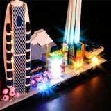 Ensemble d'éclairage LED pour LEGO Skyline Series Tokyo (21051)