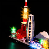 Ensemble d'éclairage LED pour LEGO Skyline Series Tokyo (21051)